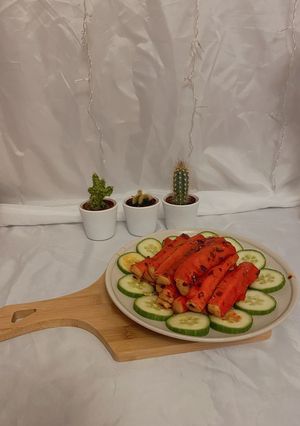 Hình của món Thanh cua sốt laoganma.