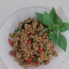 รูปของ Tumis oncom kemangi