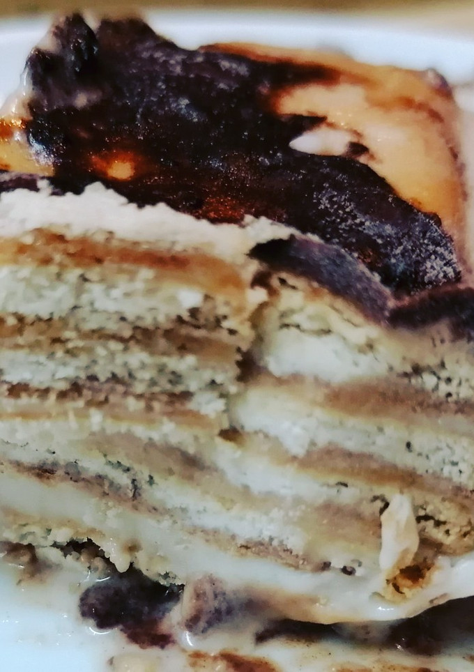 Una foto de Tarta helada milhojas