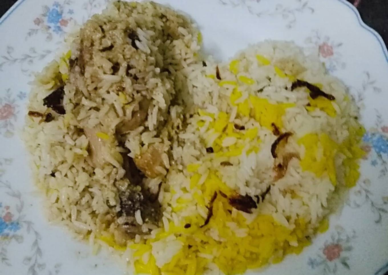 White biryani