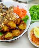 Bún thịt bò xào