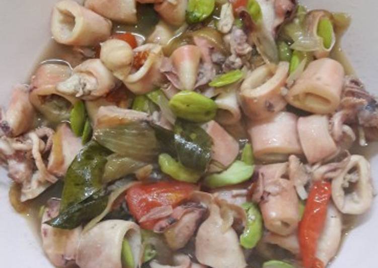 Rahasia Bikin Tumis Cumi Pete, Enak