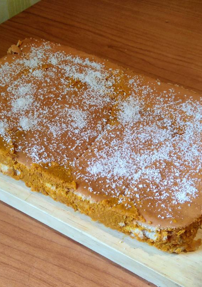 Una foto de Tarta de zanahoria y coco (vegana)