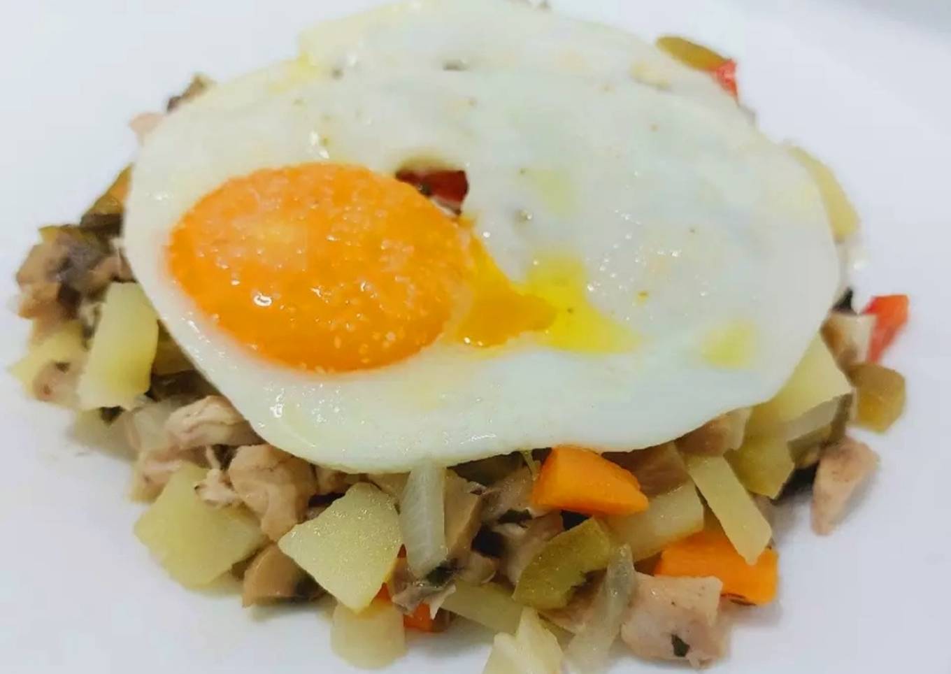 Egg and vegetables to wine and to lemon