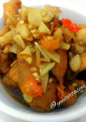 Foto resep Chicken Worcester Sauce With Ginger (#postingrame2_ayam)