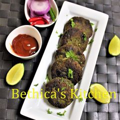 A picture of Spinach Oats Tikki.