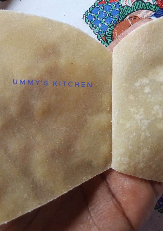 A picture of Pastry Samosa sheets.