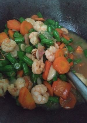 Foto resep Oseng oseng buncis udang