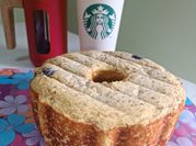 Una foto de budín con harina de coco