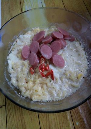 Foto resep Mie kuah susu