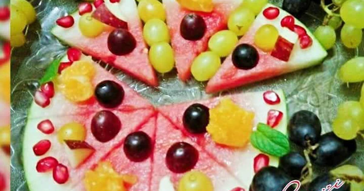 Watermelon Fruit Pizza Recipe By Rani Soni Cookpad