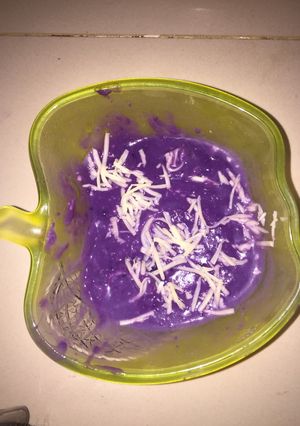 Foto resep Ubi ungu keju susu (9+)