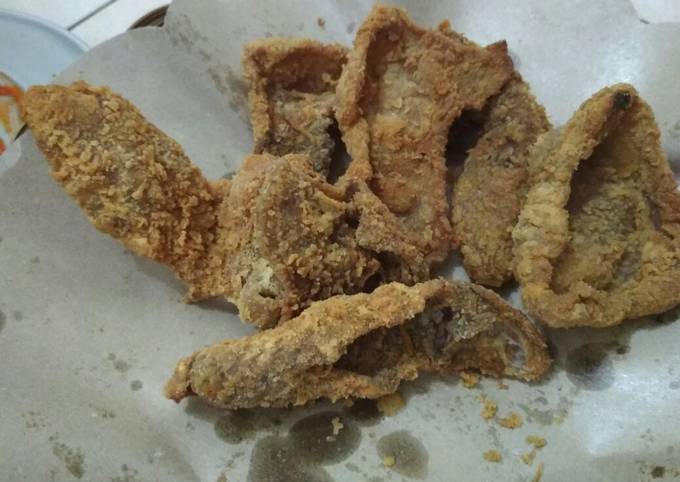 Kulit ayam crispy