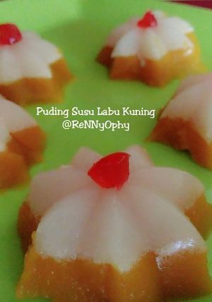 Foto resep Puding Susu Labu Kuning
