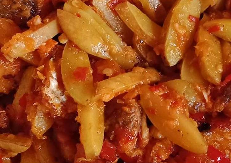 Balado Jengkol Ikan Asin