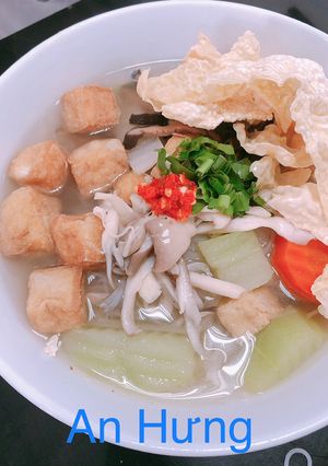 Hình của món Hủ Tiếu Chay.