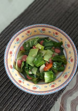 Foto resep Tumis Pakcoy Sosis
