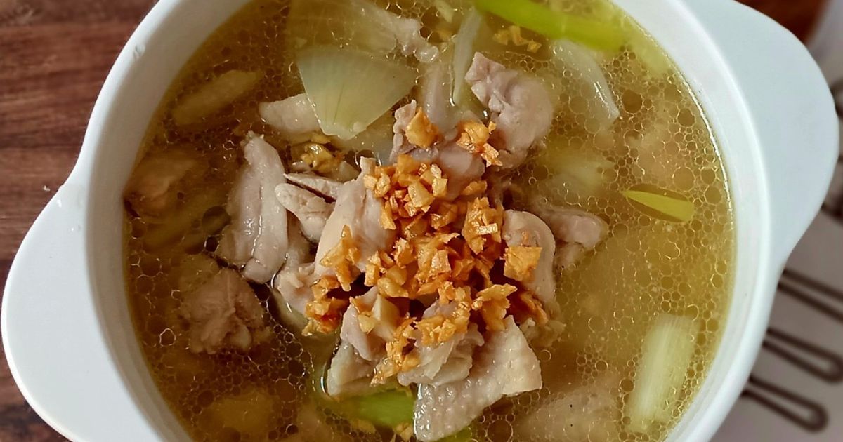 Sup Ayam Hainan Simple