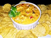 A picture of chicken velveeta rotel