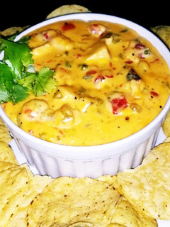 A picture of Mike's Southwestern Grilled Chicken Queso Dip.