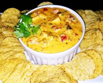 The New Way Serving Recipe Mikes Southwestern Grilled Chicken Queso Dip Restaurant Style