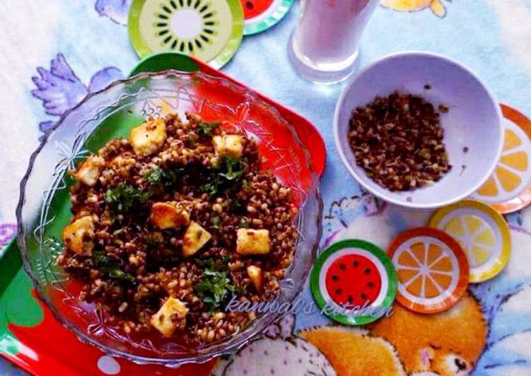 How to Make Speedy Green moong sprout with grilled paneer