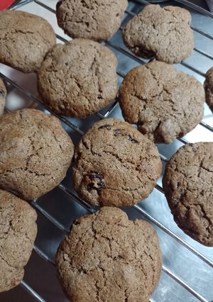 Una foto de Galletas 🍪de harina de almendras y cacao (sin gluten) 💚