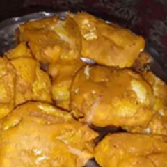 Fish fritters A picture of Fish fritters.