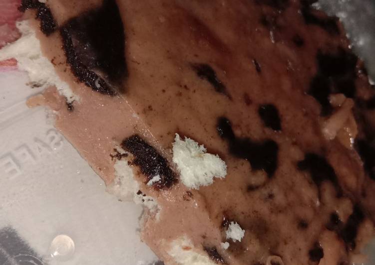 Puding regal (roti tawar dan oreo)