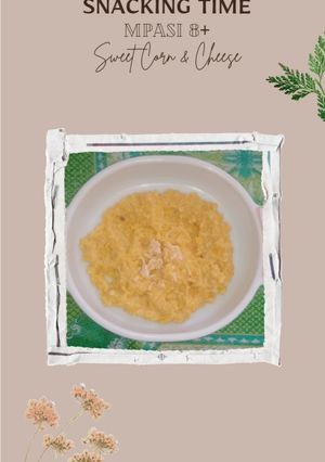 Foto resep Snack MPASI 8+ "Jagung manis & keju" (sweet corn & cheese)