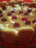 Charlotte de dulce de leche