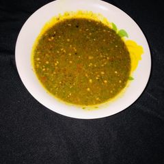 A picture of Okro soup.
