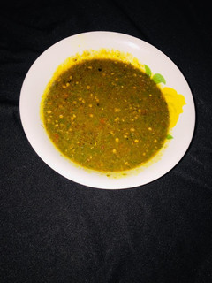 A picture of Okro soup.