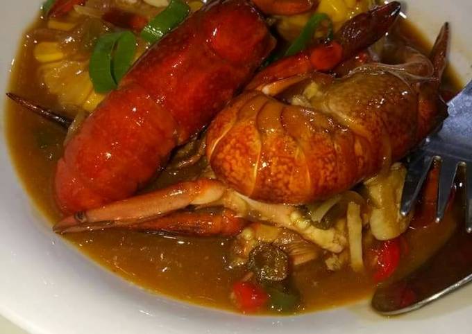 Lobster Asam Manis foto resep utama