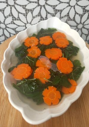 Foto resep Sayur Bening Bayam Wortel