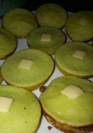 Foto resep Kue lumpur pandan keju