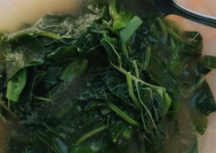 Bagaimana mengolah Sayur bobor bayem dan terong. Anti Gagal