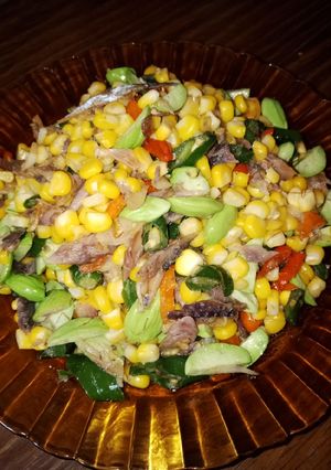 Foto resep Peda suwir jagung pete