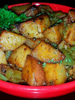 A picture of Mike's Seasoned Home Fried Potatoes.