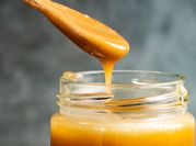 A picture of butterscotch sauce