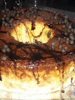 Una foto de Budín de pan navideño