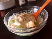 Una foto de kefir con chia