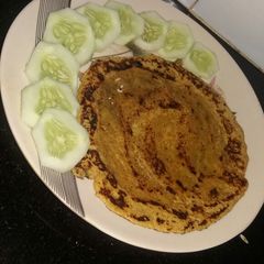 A picture of Gramflour chilla.