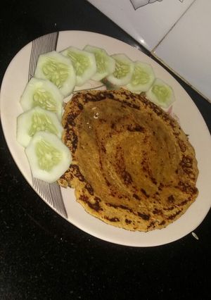 A picture of Gramflour chilla.