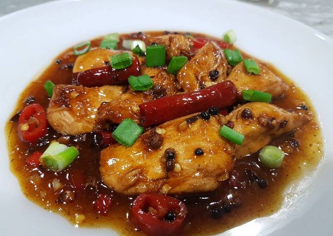 Chicken in Szechuan Peppercorn Sauce