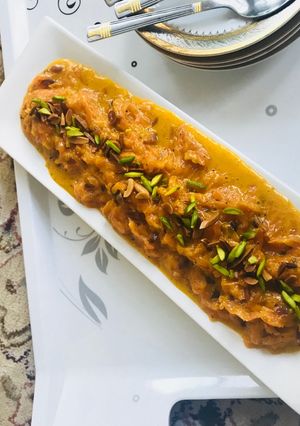 صورة لوصفة حلوى الجزر 😋