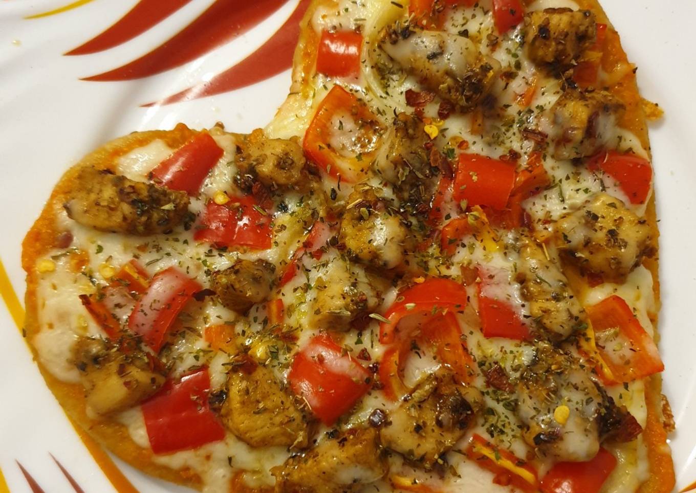 Chicken Heart Pizza