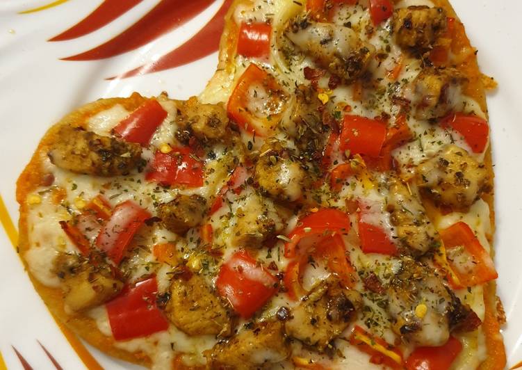 Easiest Way to Prepare Favorite Chicken Heart Pizza