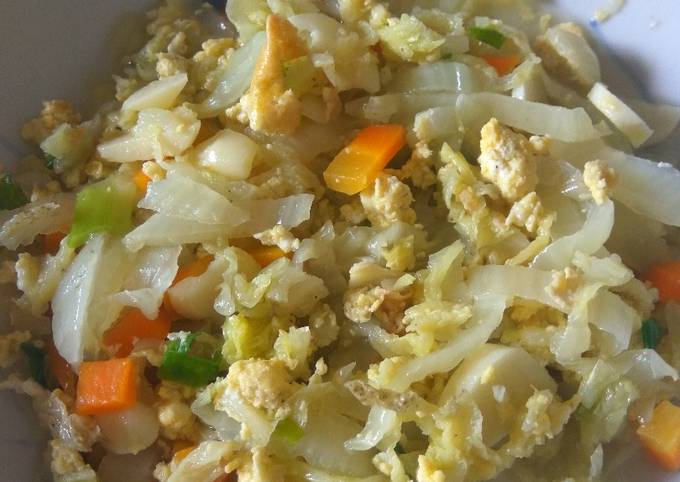 Resep Orak Arik Telur Sawi Putih Oleh Dewi Ratna Cookpad