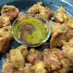 Chicken chesse pakora A picture of Chicken chesse pakora.
